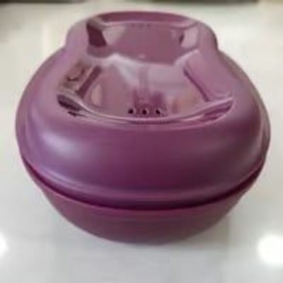 Tupperware Purple Breakfast Omelet Cooker #6996B-4 no inserts - Picture 3 of 11